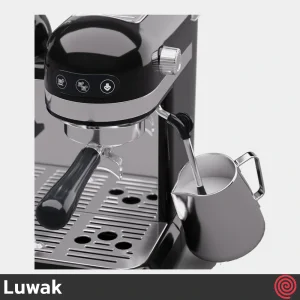 اسپرسو ساز لواک مدل Luwak LWK-CM3220 | نیمه اتوماتیک با آسیاب و فشار 20 بار