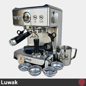 اسپرسو ساز لواک مدل Luwak LWK-CM3230 |  رنگ استیل با فشار 19 بار