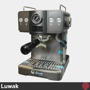 اسپرسو ساز لواک مدل Luwak LWK-CM3207 | رنگ خاکستری با فشار 20 بار