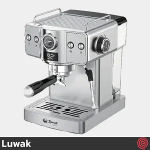 اسپرسو ساز لواک مدل Luwak LWK-CM3207 | رنگ استیل با فشار 20 بار