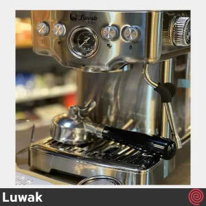 اسپرسو ساز لواک مدل Luwak LWK-CM3203 | رنگ استیل با فشار 20 بار