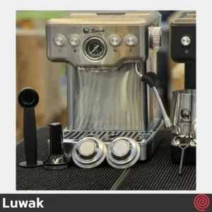 اسپرسو ساز لواک مدل Luwak LWK-CM3203 | رنگ استیل با فشار 20 بار