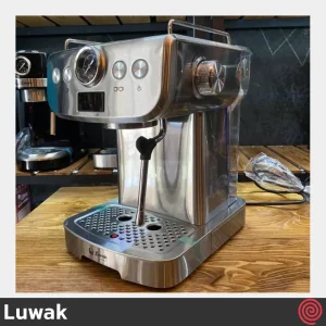 اسپرسو ساز لواک مدل Luwak LWK-CM346 | رنگ استیل با فشار 20 بار