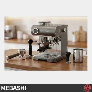 اسپرسو ساز مباشی مدل Mebashi ME-CCM2071 | رنگ کرم با فشار 19 بار