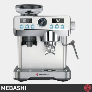 اسپرسو ساز مباشی مدل Mebashi ME-CCM2069SS | نیمه اتوماتیک با آسیاب و فشار 20 بار