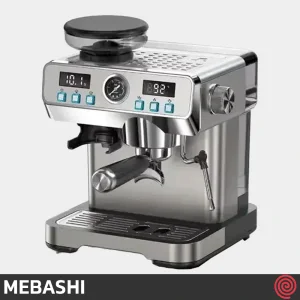 اسپرسو ساز مباشی مدل Mebashi ME-CCM2069SS | نیمه اتوماتیک با آسیاب و فشار 20 بار
