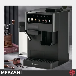 اسپرسو ساز مباشی مدل Mebashi ME-CEM403 | رنگ مشکی، اتوماتیک با آسیاب و فشار 20 بار