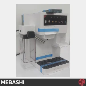 اسپرسو ساز مباشی مدل Mebashi ME-CEM403 | رنگ سفید، اتوماتیک با آسیاب و فشار 20 بار