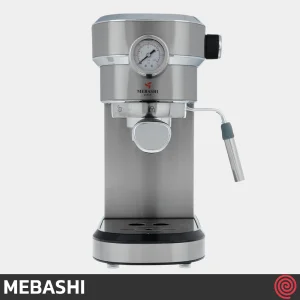 اسپرسو ساز مباشی مدل Mebashi ME-ECM2016 | رنگ استیل با فشار 20 بار