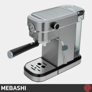 اسپرسو ساز مباشی مدل Mebashi ME-ECM2016 | رنگ استیل با فشار 20 بار
