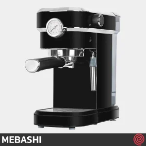 اسپرسو ساز مباشی مدل Mebashi ME-ECM2016 | رنگ مشکی با فشار 20 بار