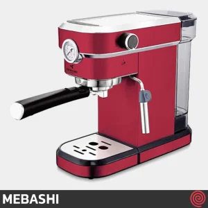 اسپرسو ساز مباشی مدل Mebashi ME-ECM2016 | رنگ قرمز با فشار 20 بار