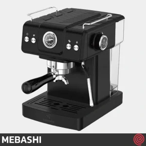 اسپرسو ساز مباشی مدل Mebashi ME-ECM2038 | رنگ مشکی با فشار 20 بار