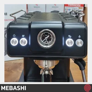 اسپرسو ساز مباشی مدل Mebashi ME-ECM2038 | رنگ مشکی با فشار 20 بار