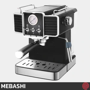 اسپرسو ساز مباشی مدل Mebashi ME-ECM2020 | رنگ مشکی با فشار 20 بار