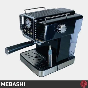 اسپرسو ساز مباشی مدل Mebashi ME-ECM2020 | رنگ مشکی با فشار 20 بار