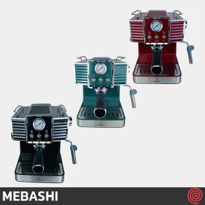 اسپرسو ساز مباشی مدل Mebashi ME-ECM2020 | رنگ سبز با فشار 20 بار