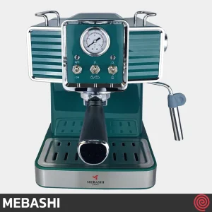 اسپرسو ساز مباشی مدل Mebashi ME-ECM2020 | رنگ سبز با فشار 20 بار