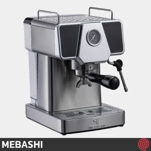 اسپرسو ساز مباشی مدل Mebashi ME-ECM2033 | رنگ استیل با فشار 19 بار