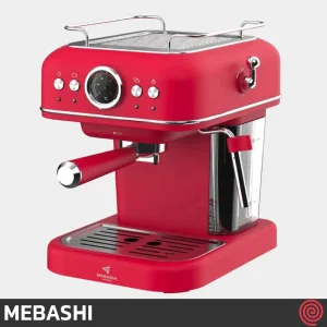 اسپرسو ساز مباشی مدل Mebashi ME-ECM2049 | رنگ قرمز با فشار 19 بار