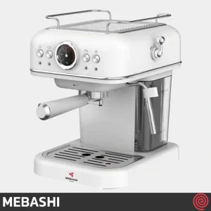 اسپرسو ساز مباشی مدل Mebashi ME-ECM2049 | رنگ سفید با فشار 19 بار