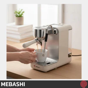 اسپرسو ساز مباشی مدل Mebashi ME-ECM2114 | رنگ کرم با فشار 19 بار