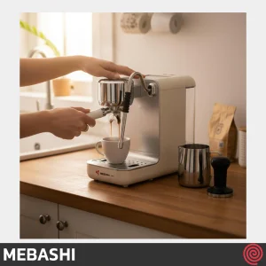 اسپرسو ساز مباشی مدل Mebashi ME-ECM2114 | رنگ کرم با فشار 19 بار