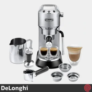 اسپرسو ساز دلونگی مدل DeLonghi EC885.M | رنگ نقره ای با فشار 15 بار