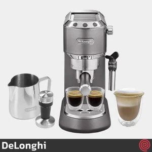 اسپرسو ساز دلونگی مدل DeLonghi EC785.GY | رنگ خاکستری با فشار 15 بار