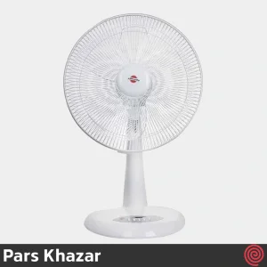 پنکه رومیزی پارس خزر مدل ریما - Pars Khazar RIMA | رنگ سفید، سه سرعته