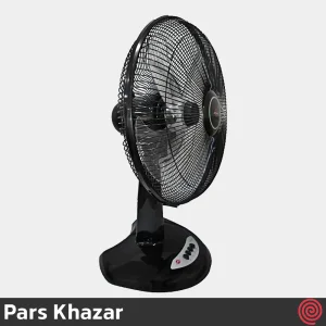پنکه رومیزی پارس خزر مدل ریما - Pars Khazar RIMA | رنگ مشکی، سه سرعته
