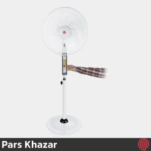 پنکه ایستاده پارس خزر مدل Pars Khazar ES4010S | رنگ سفید، سه سرعته