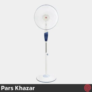 پنکه ایستاده پارس خزر مدل Pars Khazar ES4060RW | رنگ سفید، با ریموت کنترل، 3 سرعته