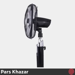 پنکه ایستاده پارس خزر مدل شیبا - Pars Khazar SHIBA | رنگ مشکی، با ریموت کنترل، 6 سرعته