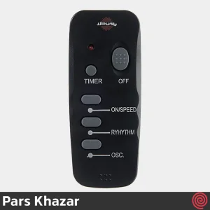 پنکه ایستاده پارس خزر مدل شیبا - Pars Khazar SHIBA | رنگ سفید، با ریموت کنترل، 6 سرعته