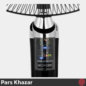 پنکه ایستاده پارس خزر مدل شیبا - Pars Khazar SHIBA | رنگ سفید، با ریموت کنترل، 6 سرعته