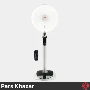 پنکه ایستاده پارس خزر مدل شیبا - Pars Khazar SHIBA | رنگ سفید، با ریموت کنترل، 6 سرعته