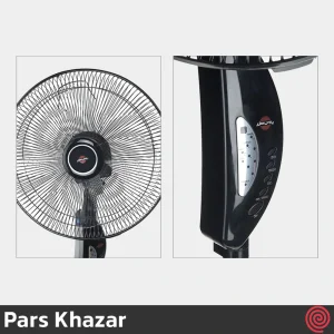 پنکه ایستاده پارس خزر مدل Pars Khazar FSR-ADO | با ریموت کنترل، 3 سرعته