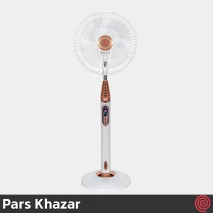 پنکه ایستاده پارس خزر مدل Pars Khazar FSR-Rana | رنگ نوک مدادی با ریموت کنترل، 6 سرعته
