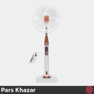پنکه ایستاده پارس خزر مدل Pars Khazar FSR-Rana | رنگ نوک مدادی با ریموت کنترل، 6 سرعته