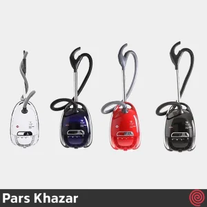 جاروبرقی پارس خزر مدل Pars Khazar VC-2200W | رنگ قرمز با توان 2200 وات