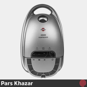 جاروبرقی پارس خزر مدل Pars Khazar 2500W Chrome KOMPRESSOR | با توان 2500 وات