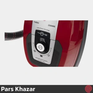 جاروبرقی پارس خزر مدل Pars Khazar TURBO 2500WS | توربو با توان 2500 وات
