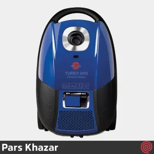 جاروبرقی پارس خزر مدل Pars Khazar Turbo 2000 chrome | با توان 2000 وات
