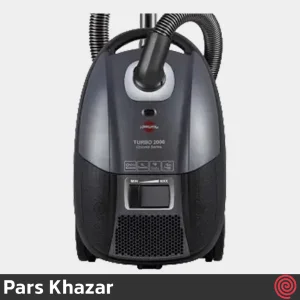 جاروبرقی پارس خزر مدل Pars Khazar Turbo 2000 chrome | رنگ دودی با توان 2000 وات