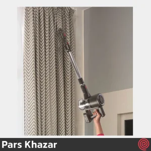 جارو شارژی عصایی پارس خزر مدل Pars Khazar Tornado Class C | با توان 300 وات، 22.2 ولت