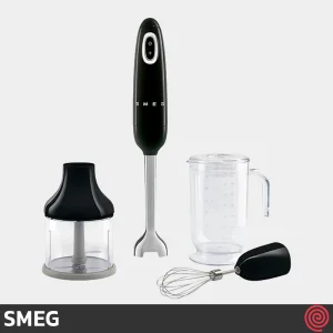 گوشت کوب برقی چند کاره اسمگ مدل SMEG HBF03BL | رنگ مشکی براق با توان 700 وات