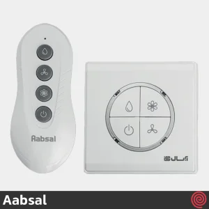 کولر آبی بغل زن آبسال مدل Aabsal AC55SR-IE4 | با توان 350 وات، موتور راندمان بالا IE4 و ریموت