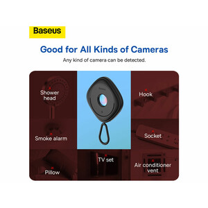 ردیاب دوربین مخفی با کابل 30 سانتی‌متری تایپ‌سی بیسوس Baseus Heyo Camera Detector FMHY000001