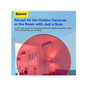ردیاب دوربین مخفی با کابل 30 سانتی‌متری تایپ‌سی بیسوس Baseus Heyo Camera Detector FMHY000001